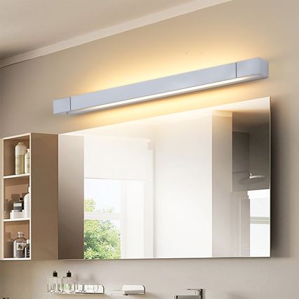 Brilagi - Iluminare LED pentru oglindă de baie AQUA LINE LED/18W/230V 60 cm IP44 crom mat CRI 90