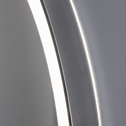 Brilagi - Oglindă încălzită pentru baie, LED dimabilă cu iluminare de fundal, ALU PRO LED/18W/230V, Ø 60 cm, 3000/4000/6500K, IP44, crom lucios, CRI 90