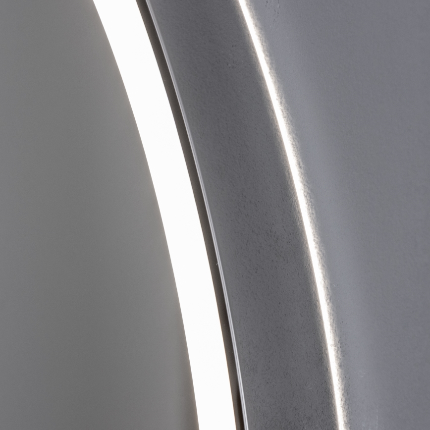 Brilagi - Oglindă încălzită pentru baie, LED dimabilă cu iluminare de fundal, ALU PRO LED/18W/230V, Ø 60 cm, 3000/4000/6500K, IP44, crom lucios, CRI 90