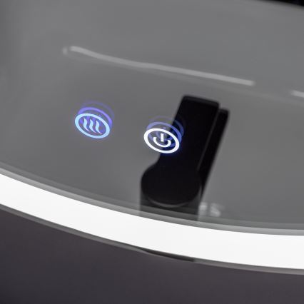 Brilagi - Oglindă încălzită pentru baie, LED dimabilă cu iluminare de fundal, ALU PRO LED/18W/230V, Ø 60 cm, 3000/4000/6500K, IP44, crom lucios, CRI 90