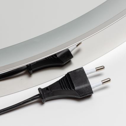 Brilagi - Oglindă încălzită pentru baie, LED dimabilă cu iluminare de fundal, ALU PRO LED/18W/230V, Ø 60 cm, 3000/4000/6500K, IP44, crom lucios, CRI 90