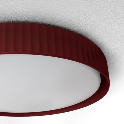 Brilagi - Plafonieră LED dimabilă LUCIA LED/48W/230V 3000-6500K Ø 41 cm roșie + telecomandă