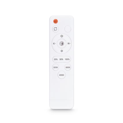 Brilagi - Plafonieră LED dimabilă LUCIA LED/48W/230V 3000-6500K Ø 41 cm roșie + telecomandă