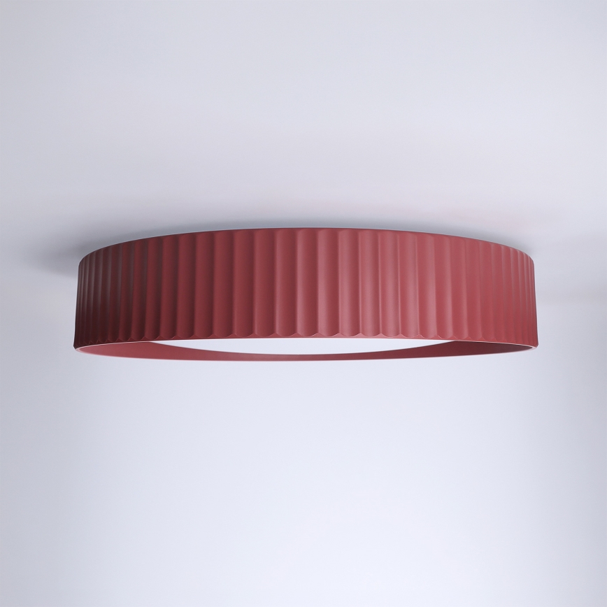 Brilagi - Plafonieră LED dimabilă LUCIA LED/48W/230V 3000-6500K Ø 41 cm roșie + telecomandă