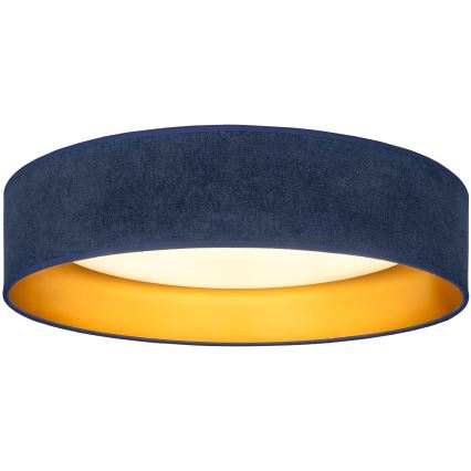 Brilagi - Plafonieră LED VELVET SIMPLE LED/36W/230V 3000K Ø 55 cm albastru/auriu