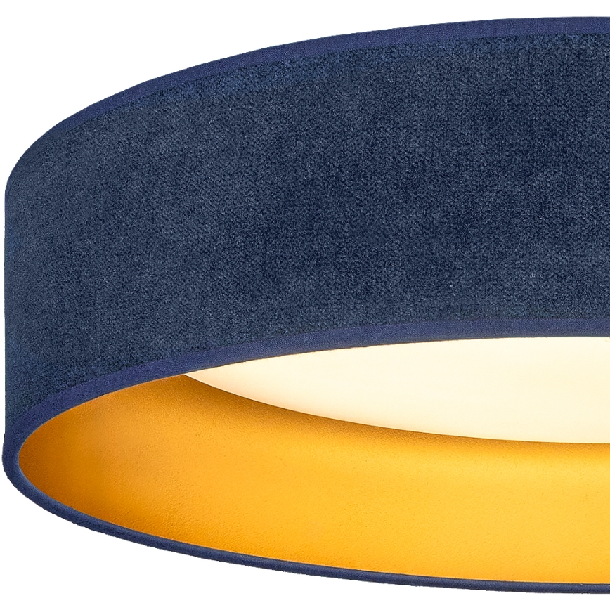 Brilagi - Plafonieră LED VELVET SIMPLE LED/36W/230V 3000K Ø 55 cm albastru/auriu