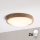 Brilagi - LED plafonieră CARVALHO MODERN SLIM 2xE27/60W/230V diam. 37,5 cm stejar