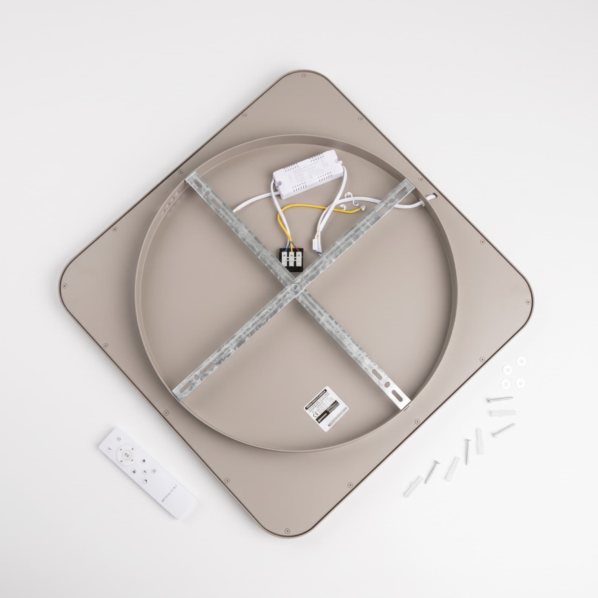 BRILAGI - Plafonieră LED reglabilă FALCON SLIM LED/50W/230V 3000-6500K 50x50 cm alb/bej + telecomandă