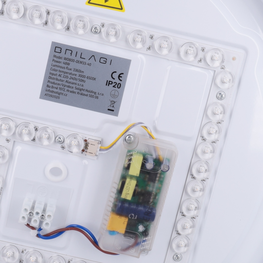 Brilagi - Plafonieră LED dimabilă MATTEO LED/48W/230V 3000-6500K Ø 41 cm turcoaz + telecomandă