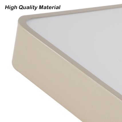 Brilagi - Plafonier LED dimabil POOL LED/48W/230V 3000-6000K 50x50 cm bej + telecomandă