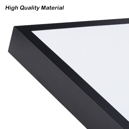Brilagi Plafonieră LED pentru baie FRAME, 96 W, 230 V, 120 x 60 cm, 3000/4000/6000 K, IP44, negru