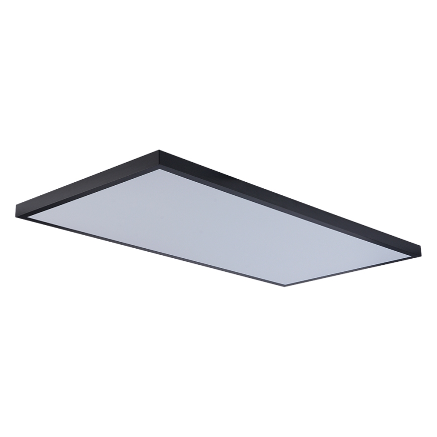 Brilagi Plafonieră LED pentru baie FRAME, 96 W, 230 V, 120 x 60 cm, 3000/4000/6000 K, IP44, negru
