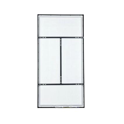 Brilagi Plafonieră LED pentru baie FRAME, 96 W, 230 V, 120 x 60 cm, 3000/4000/6000 K, IP44, negru