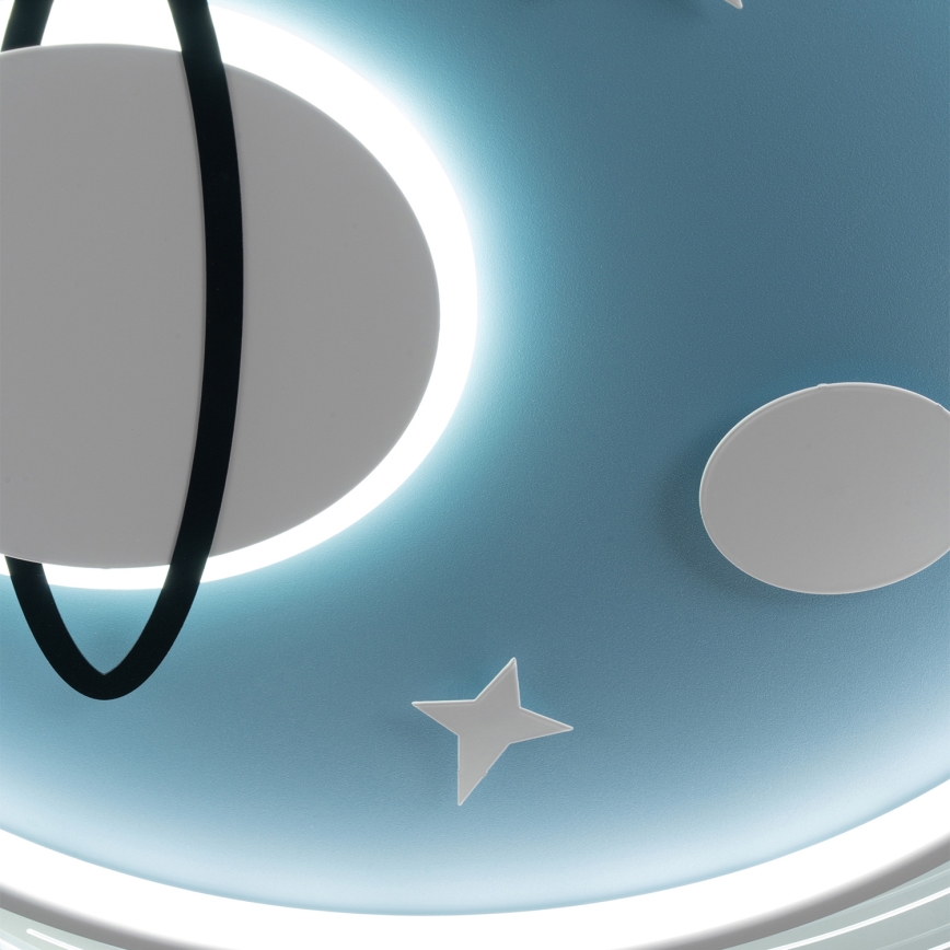 Brilagi -LED Plafonieră LED pentru copii STARSHIP LED/64W/230V 3000/4500K albastru