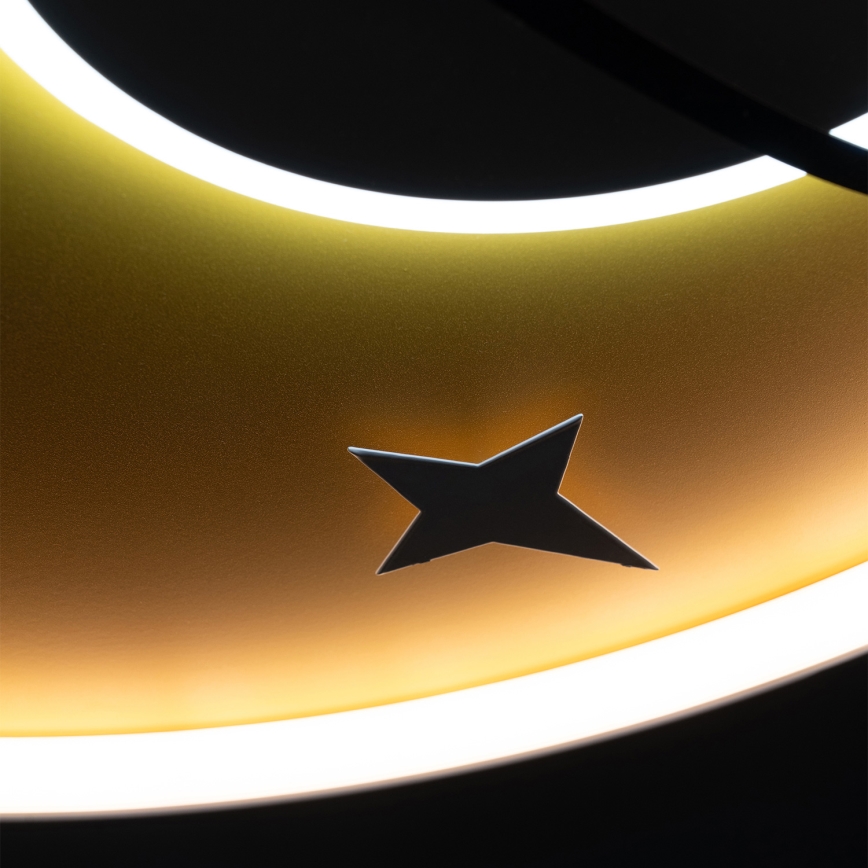 Brilagi -LED Plafonieră LED pentru copii STARSHIP LED/64W/230V 3000/4500K galbenă