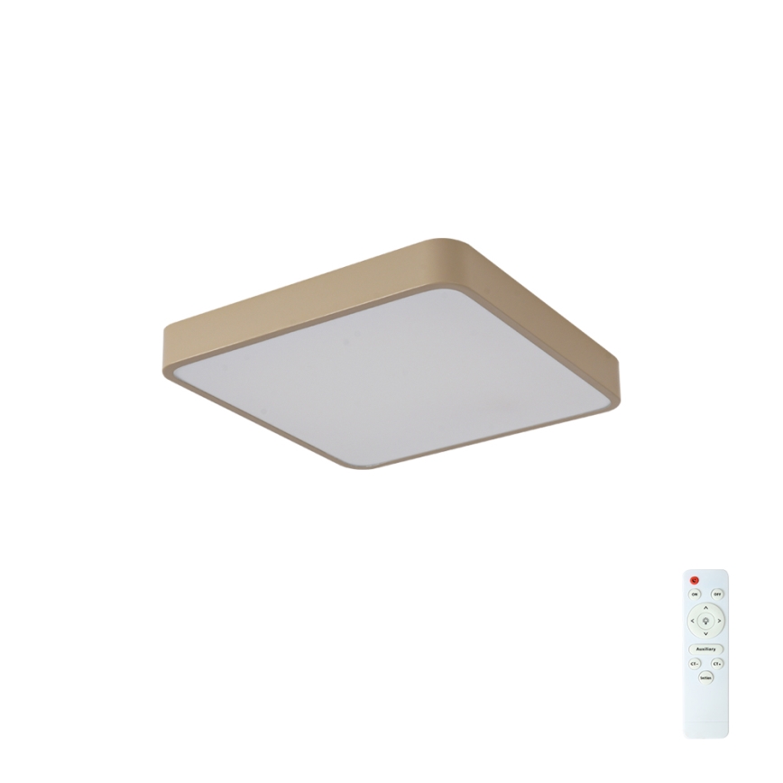 Brilagi - Plafonieră LED dimabilă POOL LED/36W/230V 3000-6000K 40x40 cm bej + telecomandă