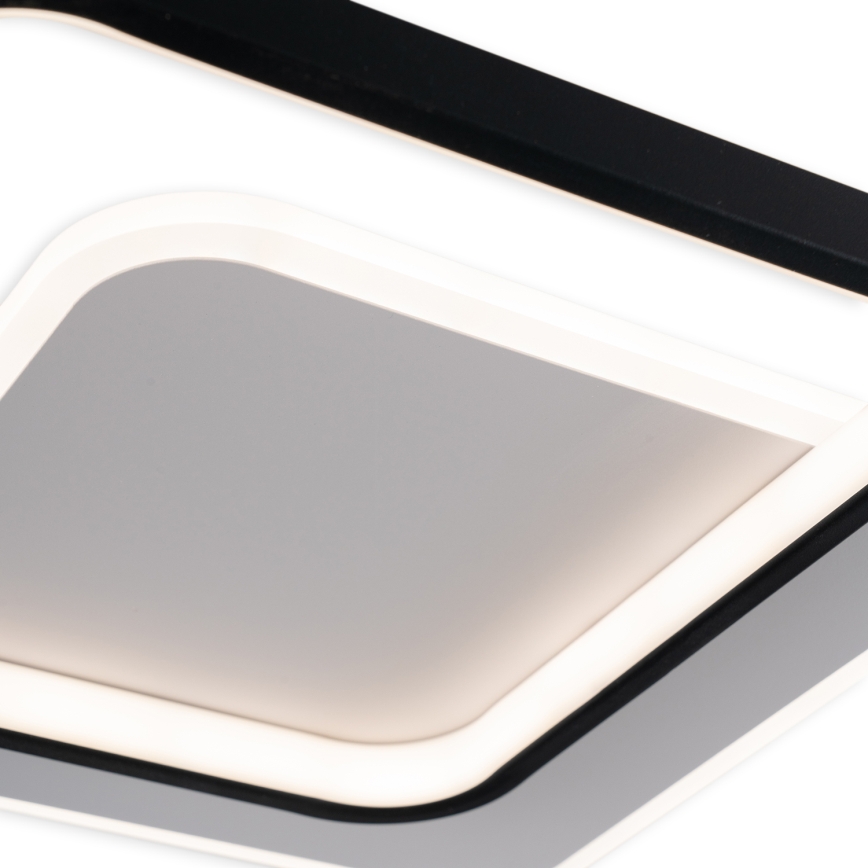 Brilagi - Plafonier LED reglabil FLARE LED/43W/230V 3000-6000K 39,5x45 cm alb/negru + telecomandă