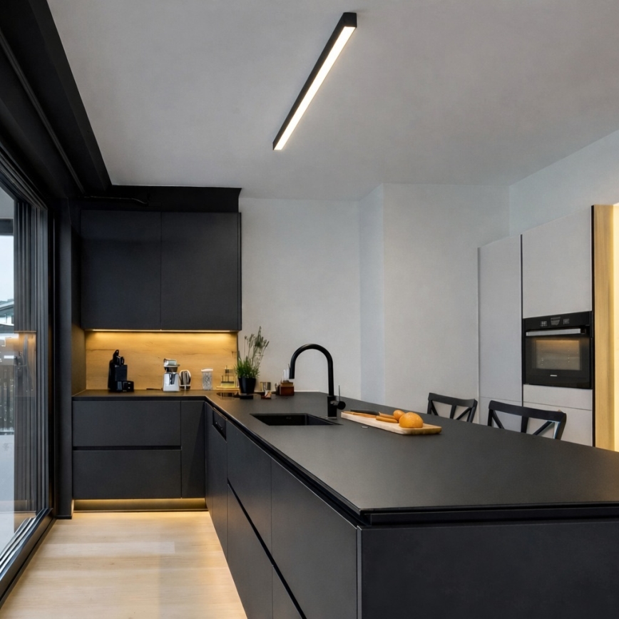 Brilagi - Corp de iluminat LED de tavan, aplicat/suspendat SYNODICO LED/30W/230V 4000K negru