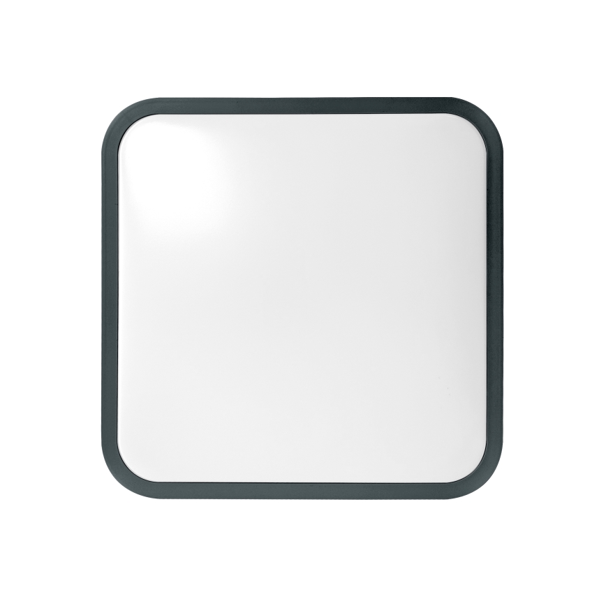 Brilagi - Plafonieră LED pentru baie cu senzor ZENNA LED/24W/230V 34,5x34,5 cm IP44 antracit + telecomandă