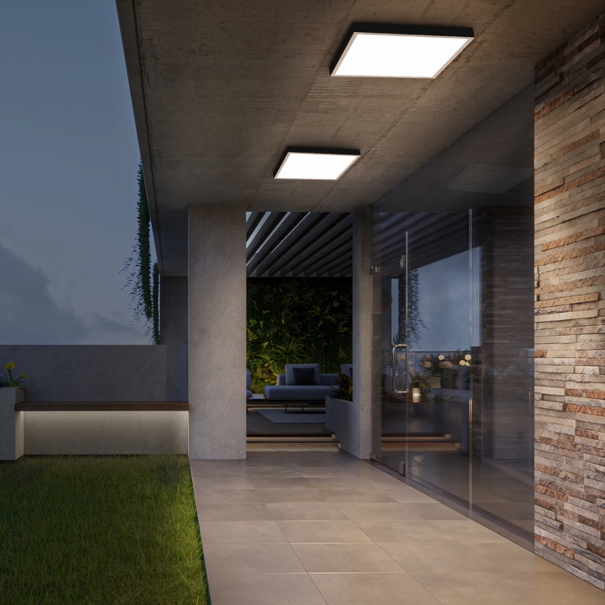 Brilagi - Plafonieră LED pentru baie FRAME LED/50W/230V 60x60 cm IP44 bej