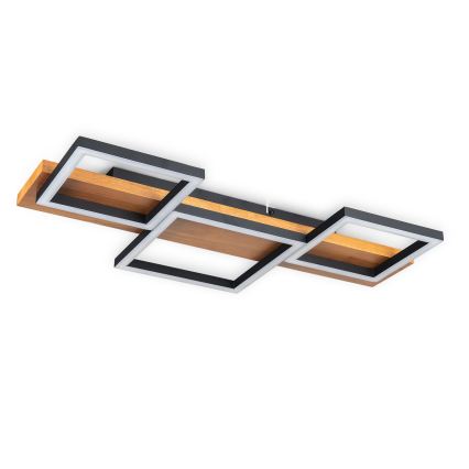 BRILAGI - LED Plafonieră PLANK LED/30W/230V 4000K 34,5x65 cm lemn