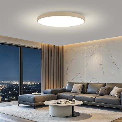 Brilagi - Plafonieră LED POOL, 180 W, 230 V, 3000/4500/6000 K, diam. 120 cm, bej