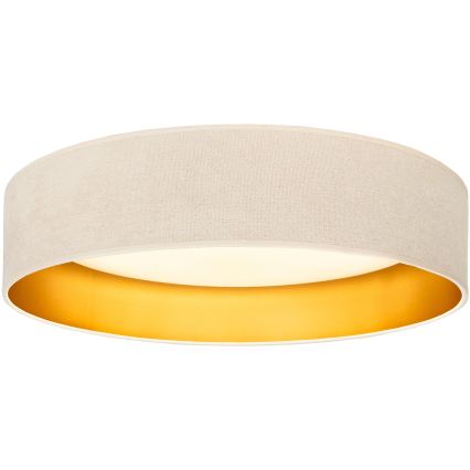 Brilagi - Lampă de tavan LED VELVET SIMPLE LED/24W/230V 3000K Ø 45 cm crem/auriu