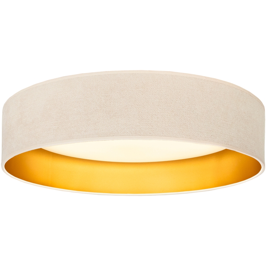 Brilagi - Lampă de tavan LED VELVET SIMPLE LED/24W/230V 3000K Ø 45 cm crem/auriu