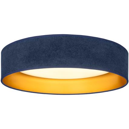 Brilagi - Plafonieră LED VELVET SIMPLE LED/24W/230V 3000K Ø 45 cm albastru/auriu