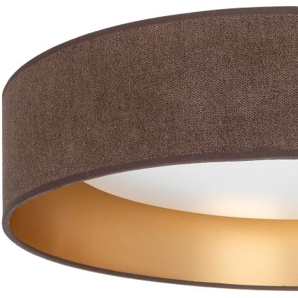 Brilagi - Plafonieră LED VELVET SIMPLE LED/24W/230V 3000K diam. 45 cm maro/auriu