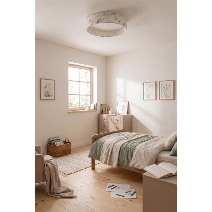 Brilagi - Plafonieră LED VELVET SIMPLE LED/24W/230V 4000K Ø 45 cm alb/flori