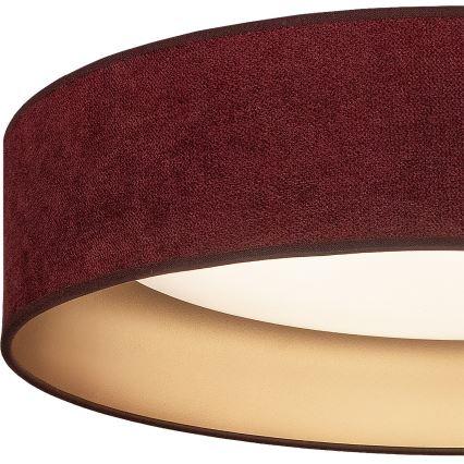 Brilagi - Plafonieră LED VELVET SIMPLE LED/24W/230V 4000K Ø 45 cm vișiniu/auriu