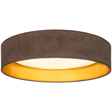 Brilagi - Plafonieră LED VELVET SIMPLE LED/36W/230V 3000K Ø 55 cm maro/auriu
