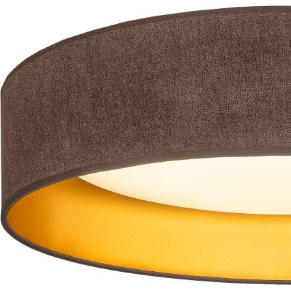Brilagi - Plafonieră LED VELVET SIMPLE LED/36W/230V 3000K Ø 55 cm maro/auriu