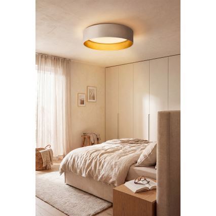 Brilagi - plafonieră LED VELVET SIMPLE LED/36W/230V 3000K Ø 55 cm crem/auriu