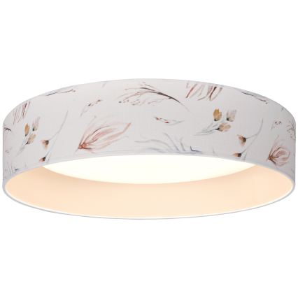 Brilagi - Plafonieră LED VELVET SIMPLE LED/36W/230V 3000K Ø 55 cm alb/flori