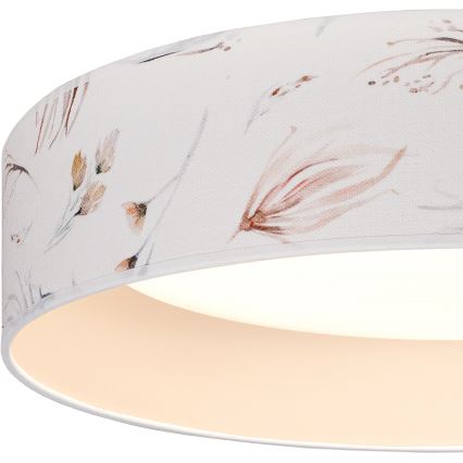 Brilagi - Plafonieră LED VELVET SIMPLE LED/36W/230V 3000K Ø 55 cm alb/flori