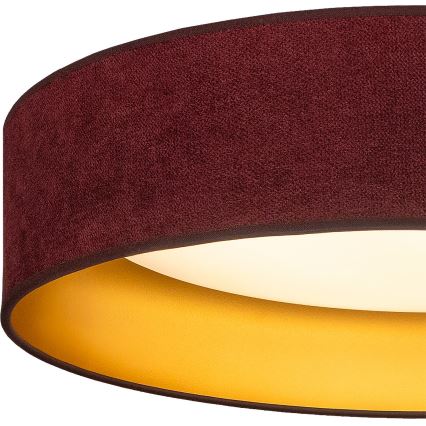 Brilagi - Plafonieră LED VELVET SIMPLE LED/36W/230V 3000K Ø 55 cm vișiniu/auriu