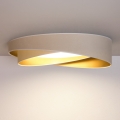 BRILAGI - LED Plafonieră VELVET TWIST LED/24W/230V 4000K Ø 55 cm alb/auriu