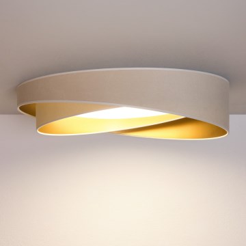 BRILAGI - LED Plafonieră VELVET TWIST LED/24W/230V 4000K Ø 55 cm alb/auriu