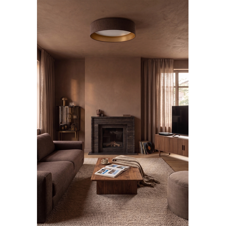 Brilagi - Plafonieră LED VELVET VARI LED/24W/230V 3000/4000/6500K Ø 45 cm maro/auriu