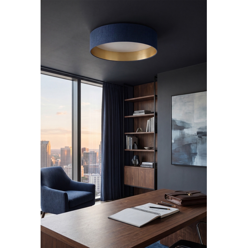 Brilagi - Plafonieră LED VELVET VARI LED/24W/230V 3000/4000/6500K Ø 45 cm albastru/auriu