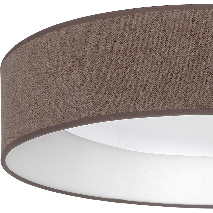 Brilagi - Plafonieră LED dimabilă VELVET SMARTIX STARS LED/24W/230V 3000-6000K Ø 45 cm maro Wi-Fi Tuya Beacon + telecomandă