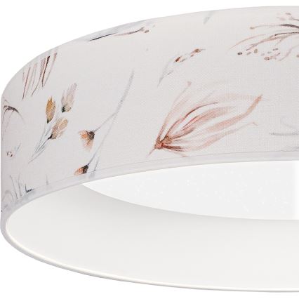 Brilagi - Corp de iluminat LED dimabil de tavan VELVET SMARTIX STARS LED/24W/230V 3000-6000K Ø 45 cm alb, model floral Wi-Fi Tuya Beacon + telecomandă