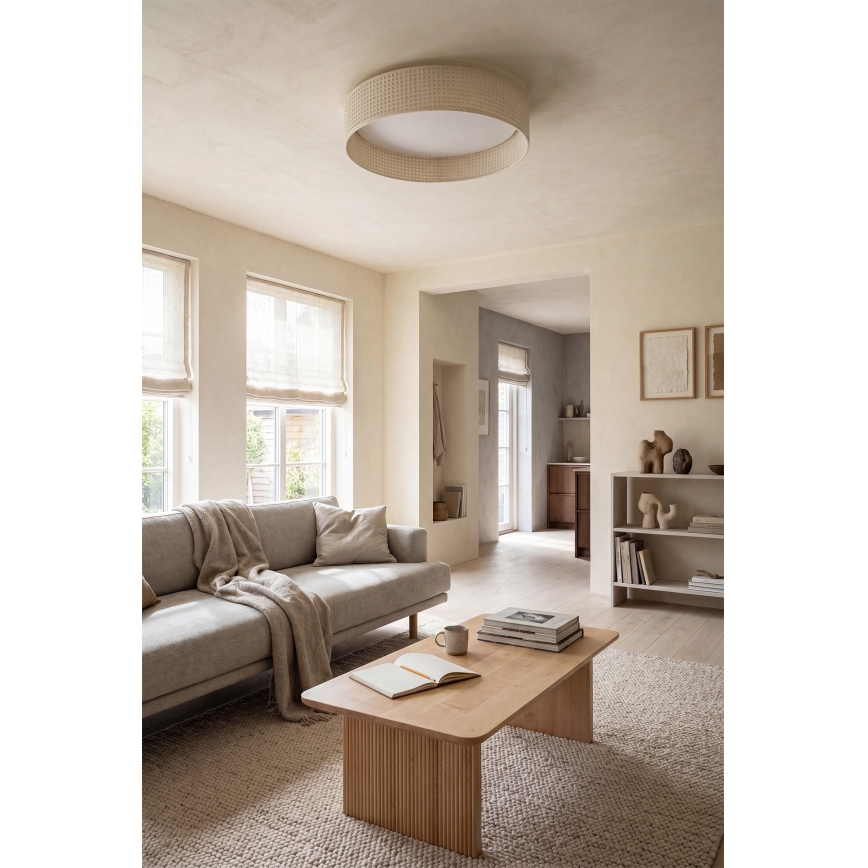 Brilagi - Plafonieră LED cu intensitate reglabilă VELVET SMART VARI LED/36W/230V 3000-6500K Ø 55 cm crem + telecomandă
