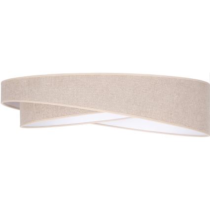 BRILAGI - Plafonieră LED reglabilă VELVET TWIST LED/36W/230V 3000-6000K Ø 65 cm Wi-Fi Tuya Beacon bej + telecomandă