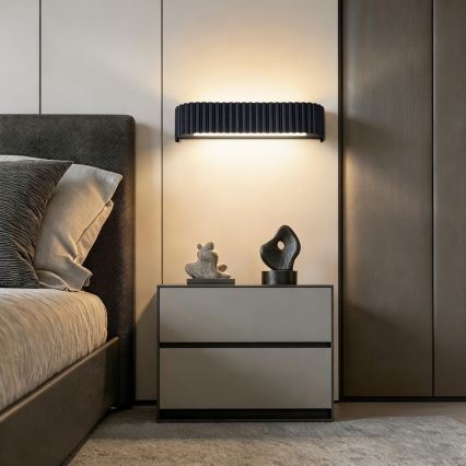 BRILAGI - Aplică de perete LED dimabilă FALCON MODERN LED/14W/230V 3000-6000K 40 cm negru + telecomandă