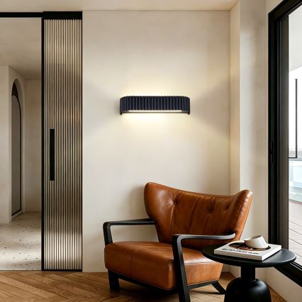 BRILAGI - Aplică de perete LED dimabilă FALCON MODERN LED/14W/230V 3000-6000K 40 cm negru + telecomandă