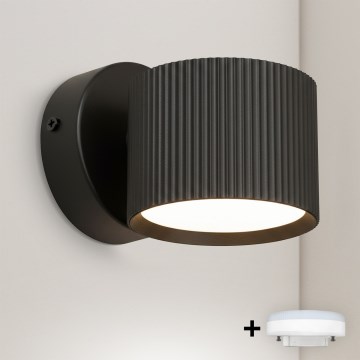 Brilagi - LED RGB+CCT Aplică de perete dimabilă STRIPY 1xGX53/14W/230V 2700-6500K Wi-Fi Tuya neagră