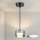 Brilagi - LED RGB+CCT lustră reglabilă suspendată pe cablu AURA LUX 1xGX53/14W/230V 2700-6500K Wi-Fi Tuya negru/fumuriu